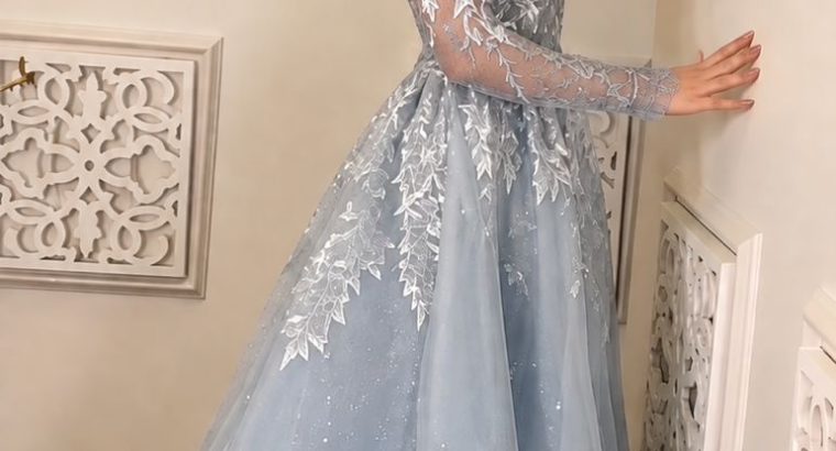 فستان عروسة شبكة ( ملكة)